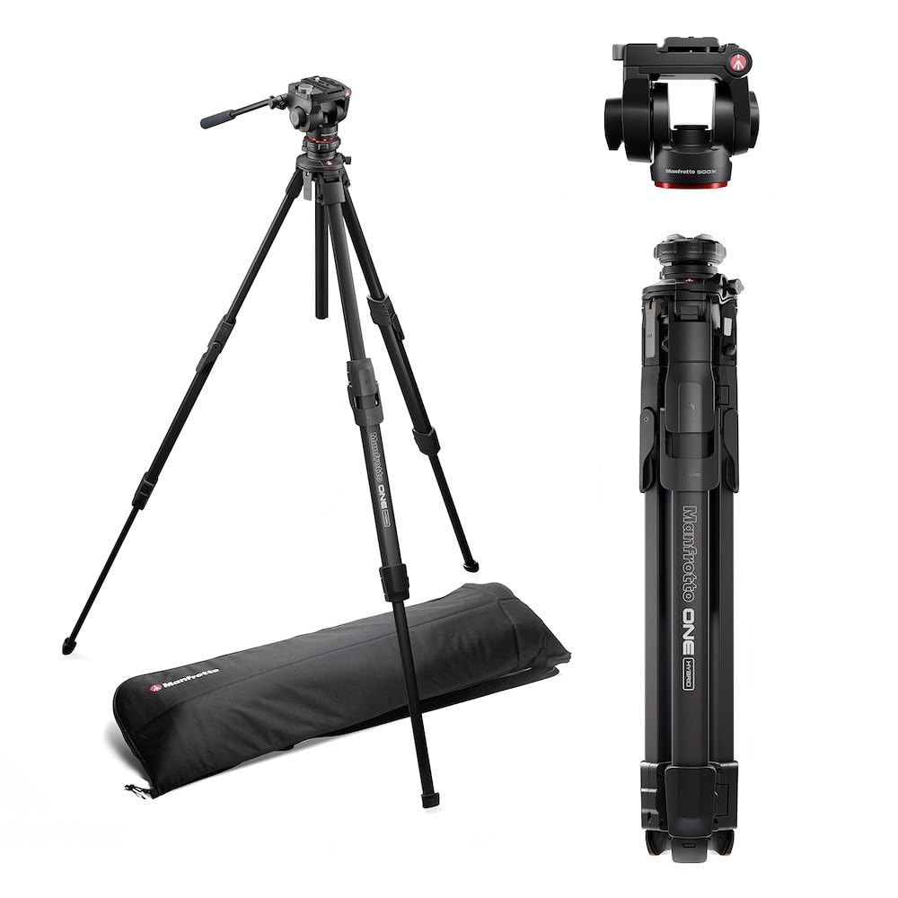 Fluid Video Head with Aluminum Tripod Q549399