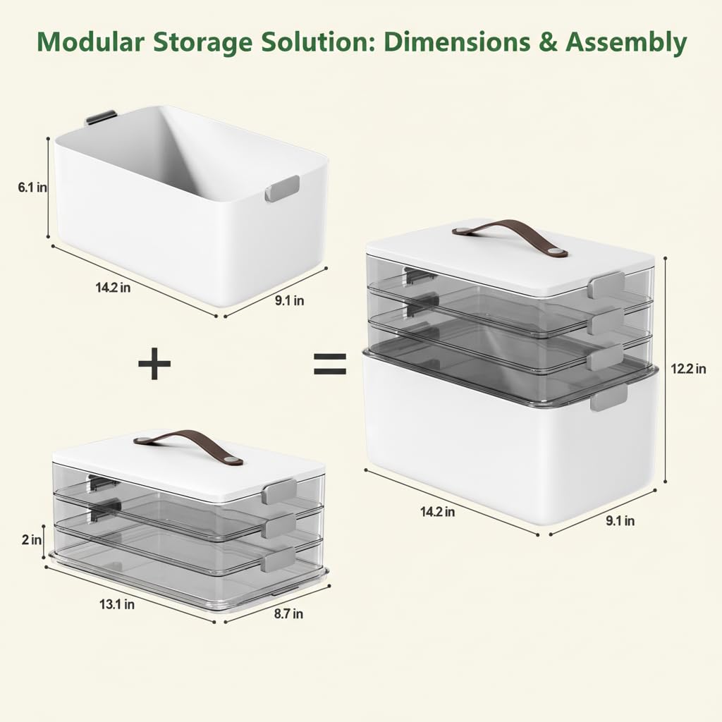 Medicine Cabinet Organizers Storage Box E700