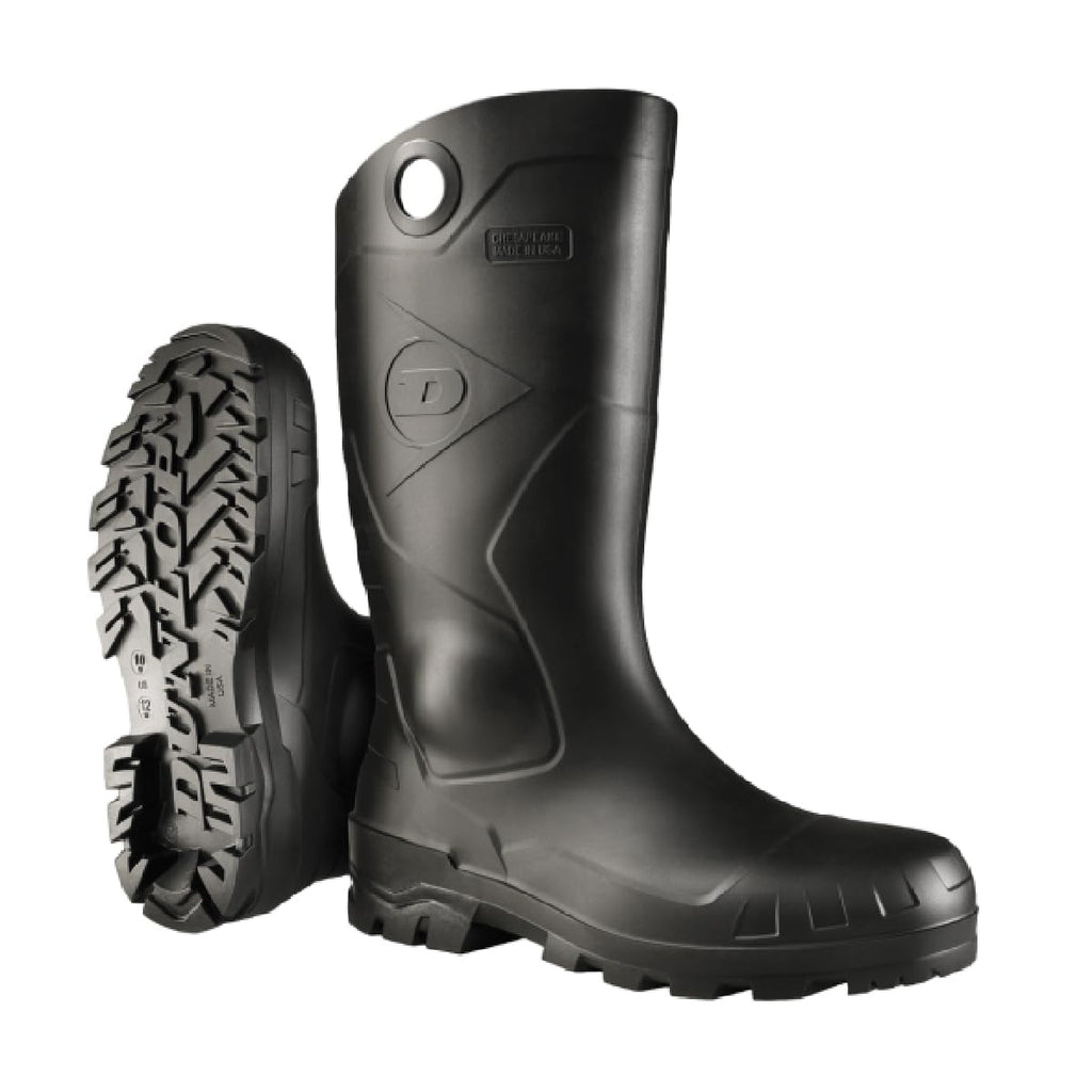 Black Rubber Boots U5567