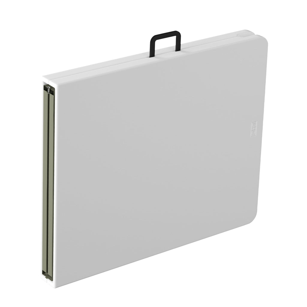 White 6ft Portable Folding Table D77316