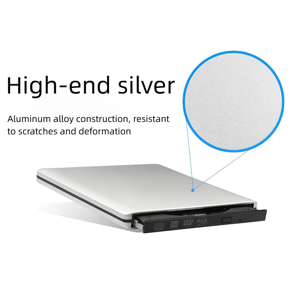 Aluminum External USB 3.0 and USB C 4K Blu-Ray Writer P62137