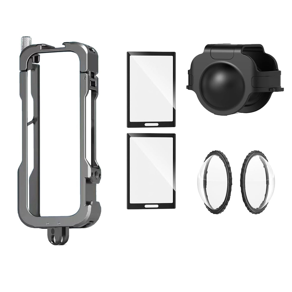 Aluminum Frame Cage Case Lens Guards Screen Protector Camera Accessories Kit V56524