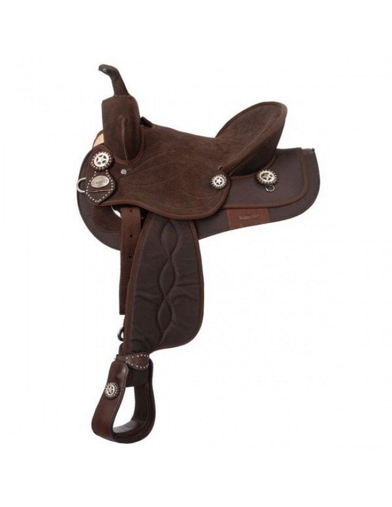 Brown 16 Synthetic Trail Saddle Z731301