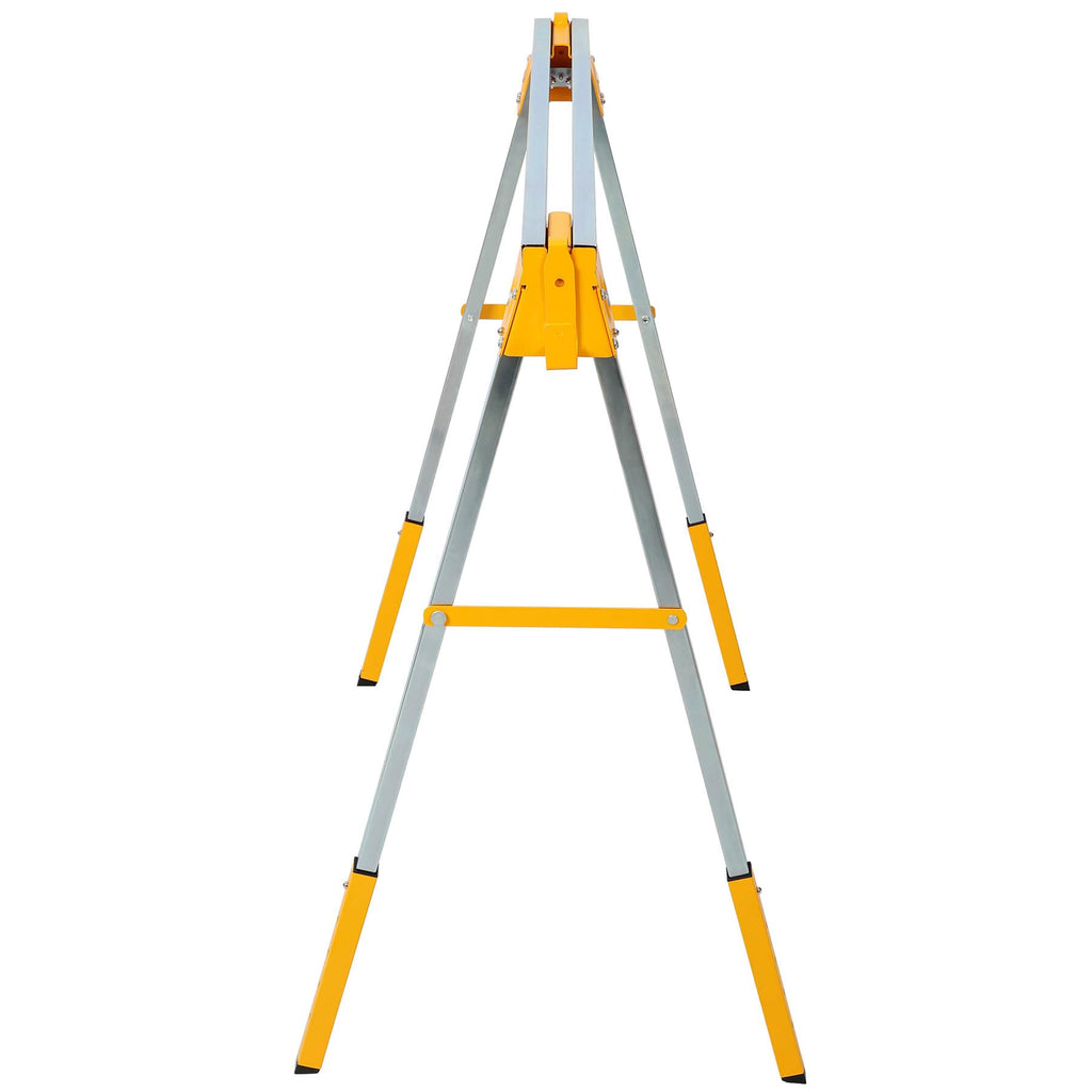 2-Pack Adjustable Height Folding Steel Sawhorse M7298