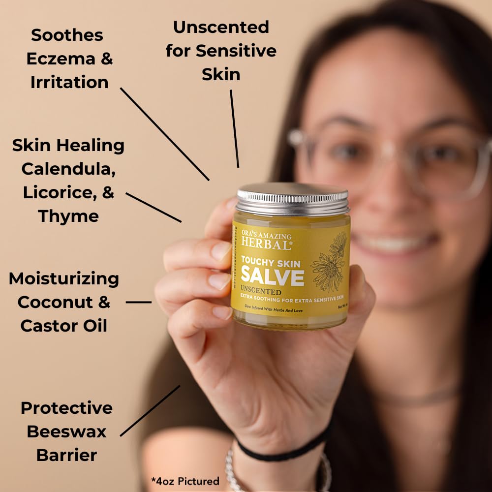 Natural Moisturizing Unscented Calendula Skin Salve, 1 oz 2 Pack R286713