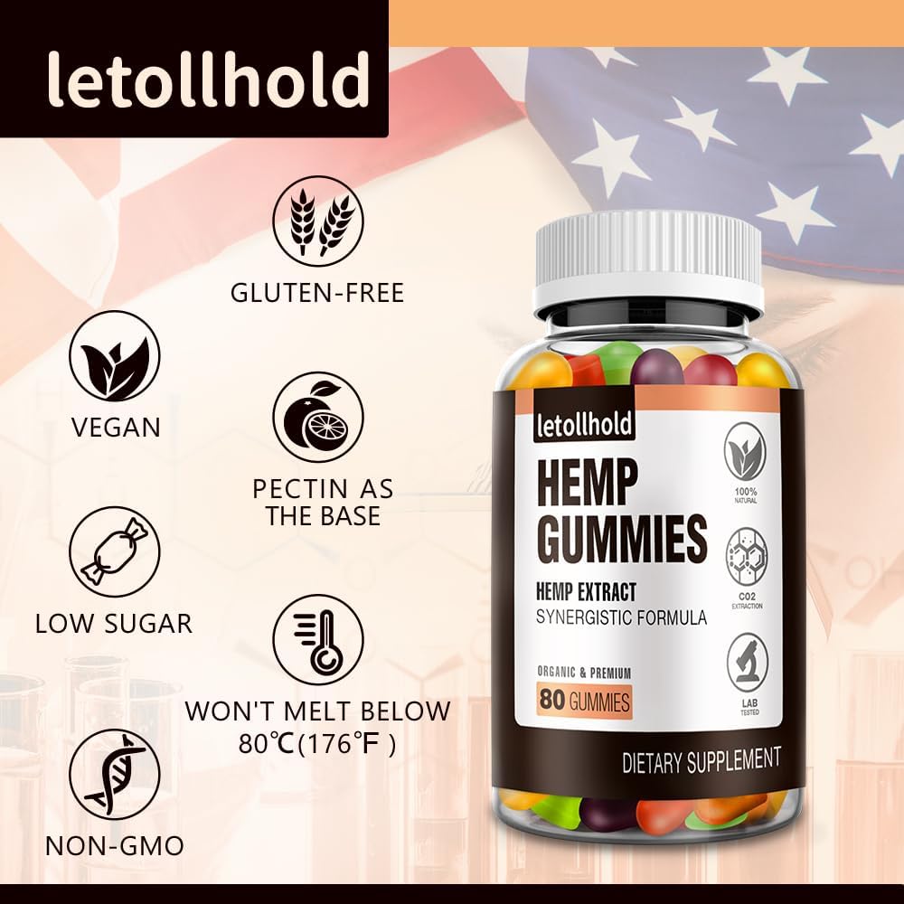 Hemp Gummies 2 Pack Low Sugar M5648