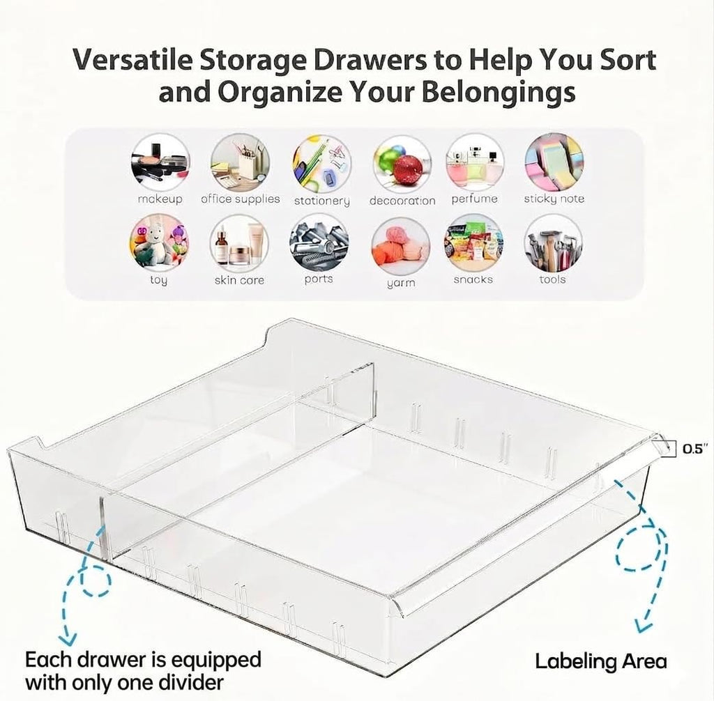 White 10 Drawer Rolling Storage Cart T930371