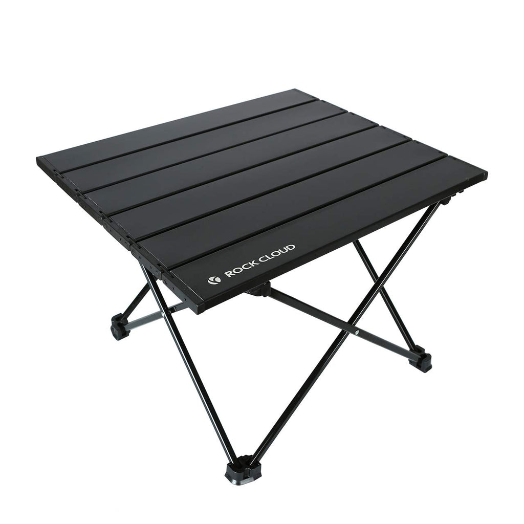 Portable Aluminum Folding Camping Table Black T9673