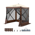 6 x 6 ft Pop Up Gazebo Tent with Mosquito Netting and Privacy Panels B48289