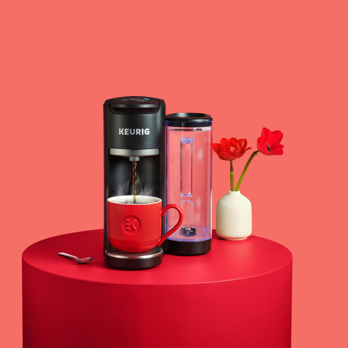 Black Single Serve K-Cup Pod Coffee Maker Y909271