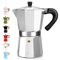 1-2 Cup Aluminum Stovetop Moka Pot Espresso Maker Y7300