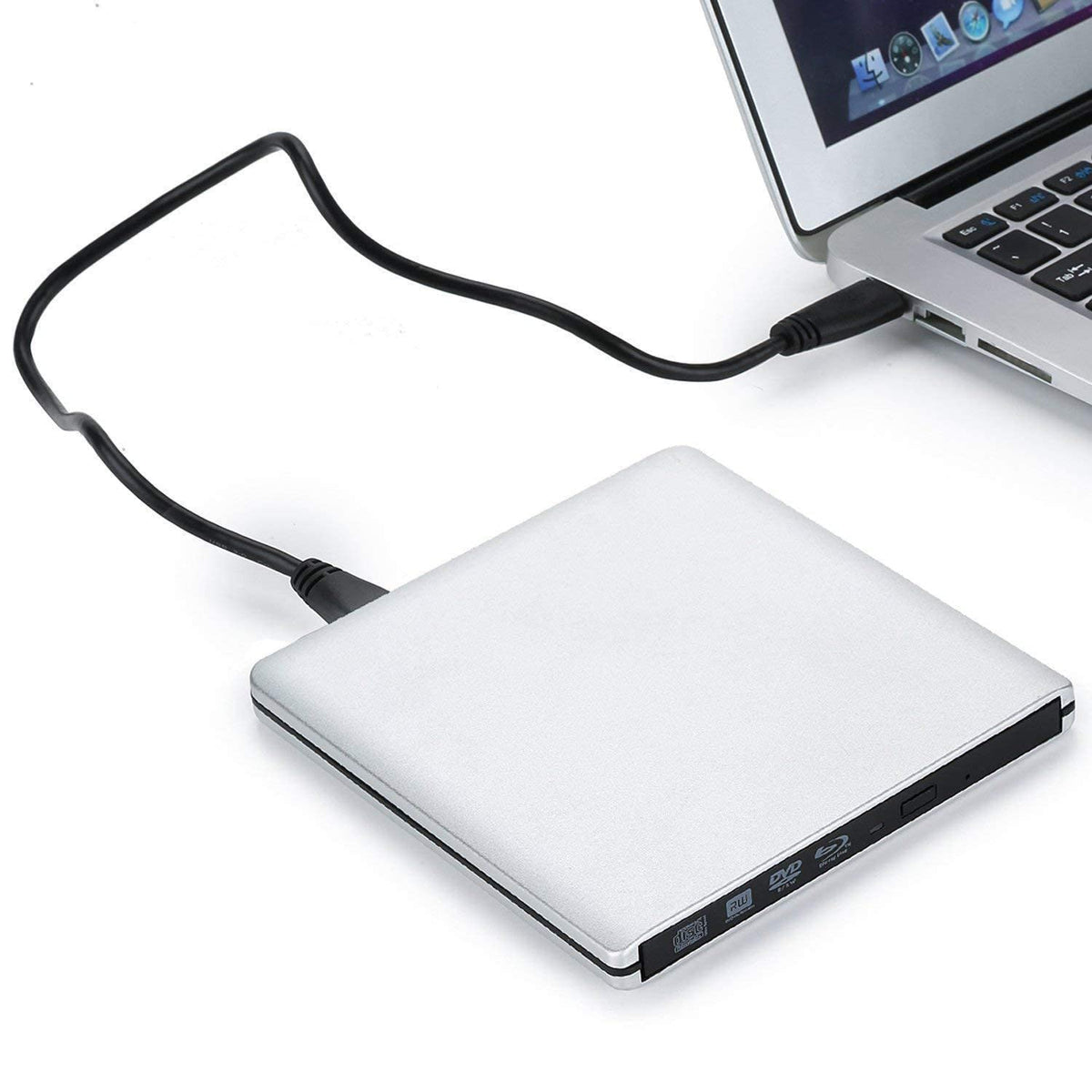 Aluminum External USB 3.0 and USB C 4K Blu-Ray Writer P62137