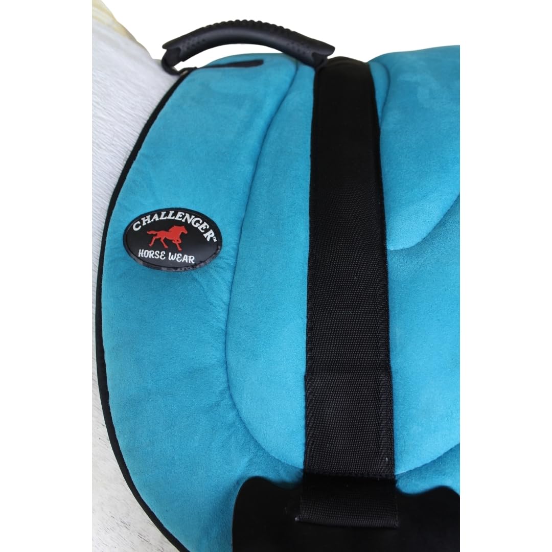 Lightweight Neoprene Padded Bareback Saddle Pad with Stirrups & Cinch I389