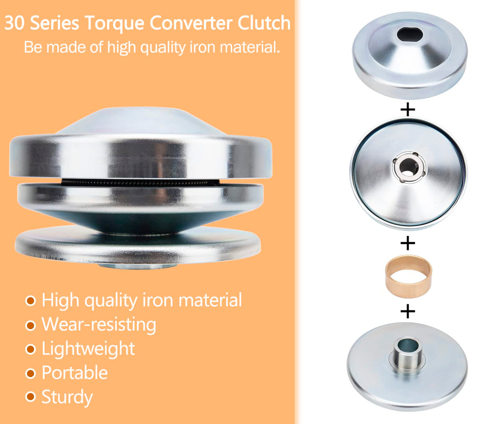 6.5 hp Go Kart Torque Converter Kit 3/4" Bore Clutch Pulley Y981