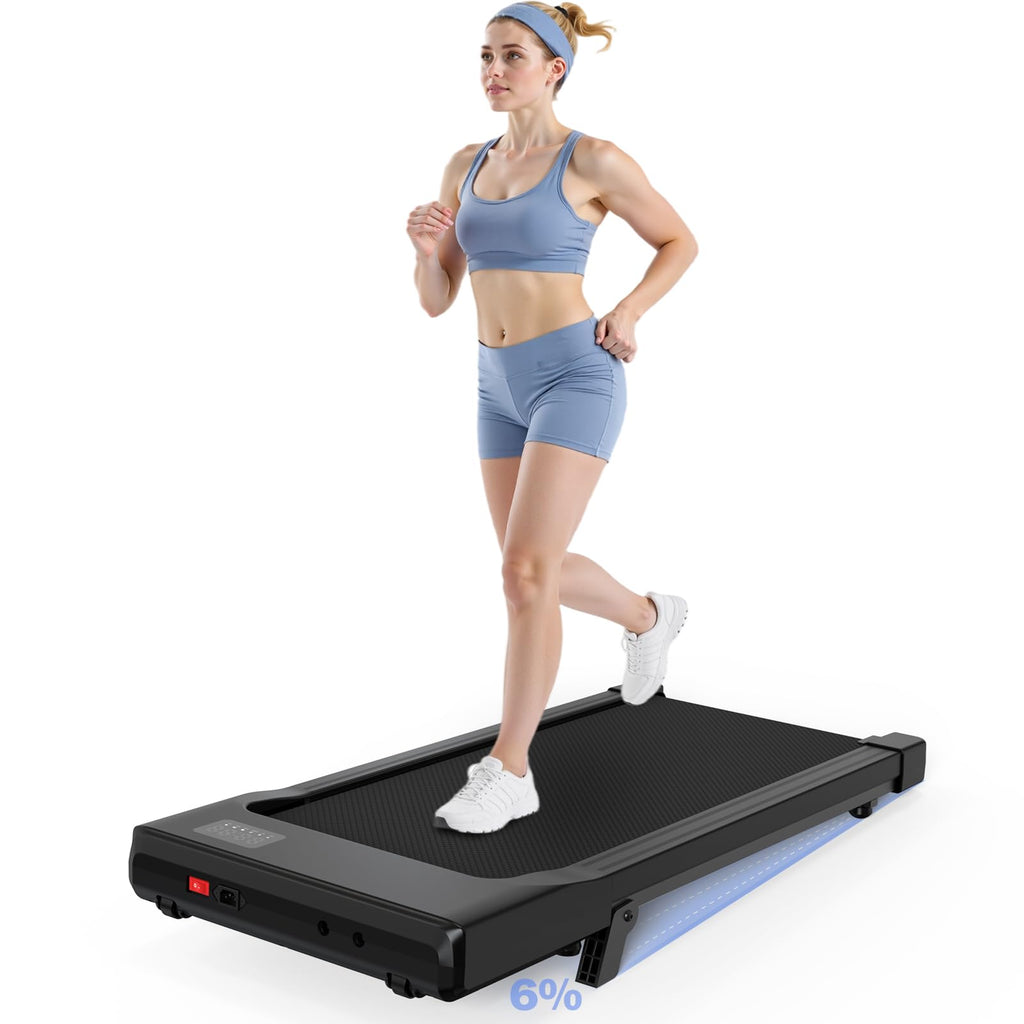 Walking Pad with Incline, 2.5 HP Under Desk Treadmill, 300 lbs Capacity T8640