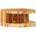 25.6"x11.8" Solid Sheesham Wood Coffee Table T5138