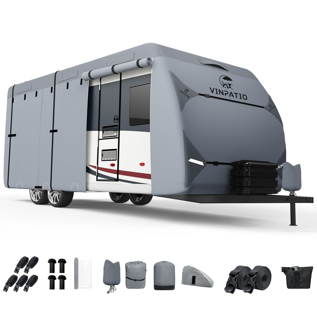 9 Layers Heavy Duty RV Trailer Cover Fits 14'-16' W45575
