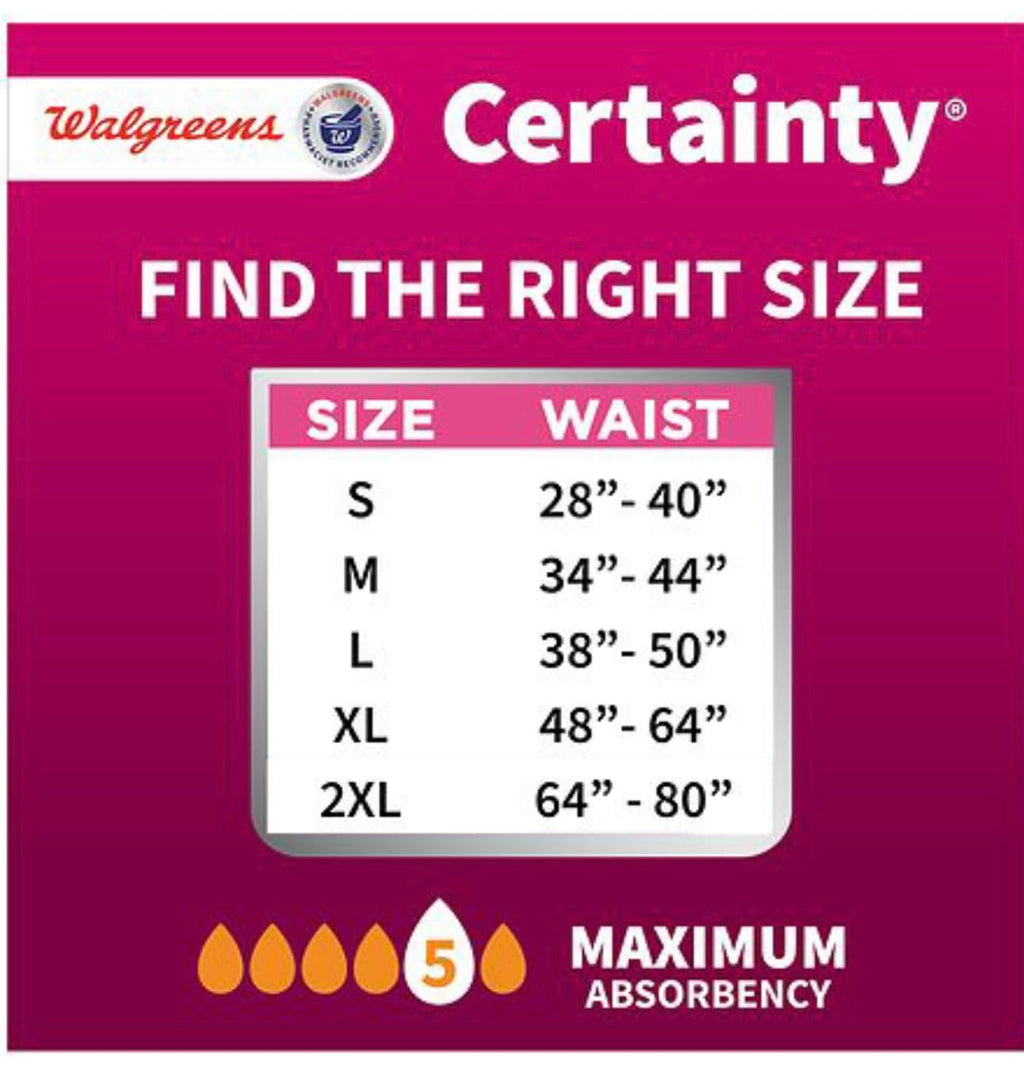 Women's Maximum Absorbency Underwear, XXL, 12 Count N854