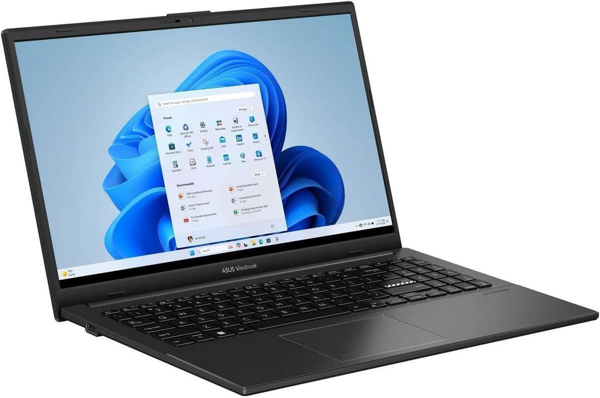 15.6" FHD Laptop Intel i3 8GB RAM 128GB Storage Windows 11 Black P88638