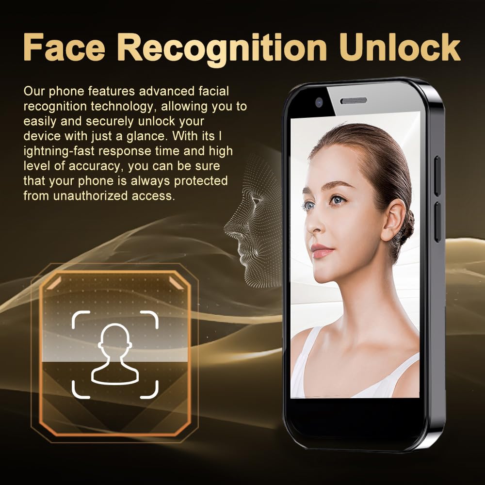 Mini Smartphone Unlocked Cell Phone 3.0 Inch Android 4G Quad Core Dual SIM Black S4220