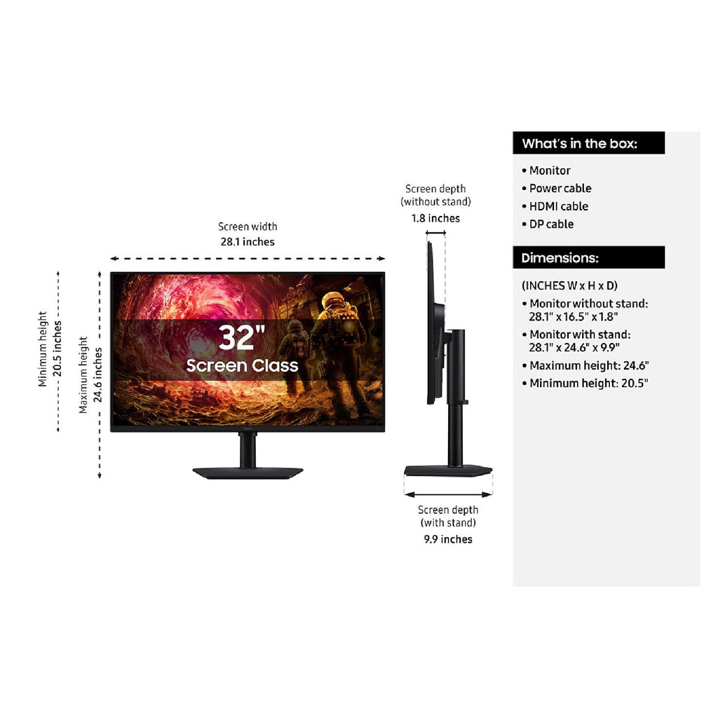 32” QHD Gaming Monitor F80513