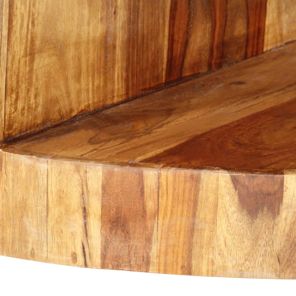 25.6"x11.8" Solid Sheesham Wood Coffee Table T5138