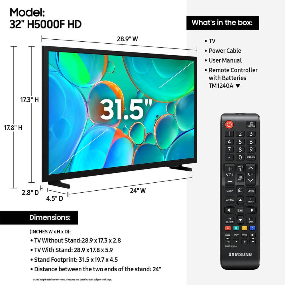 32-inch LED Smart FHD TV 720P W859