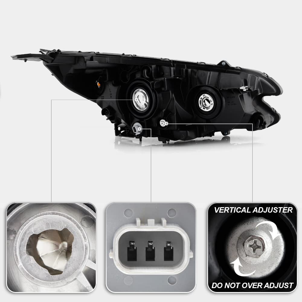 2015-2016 Honda CRV Factory Style Headlights Pair Set Left+Right R75370
