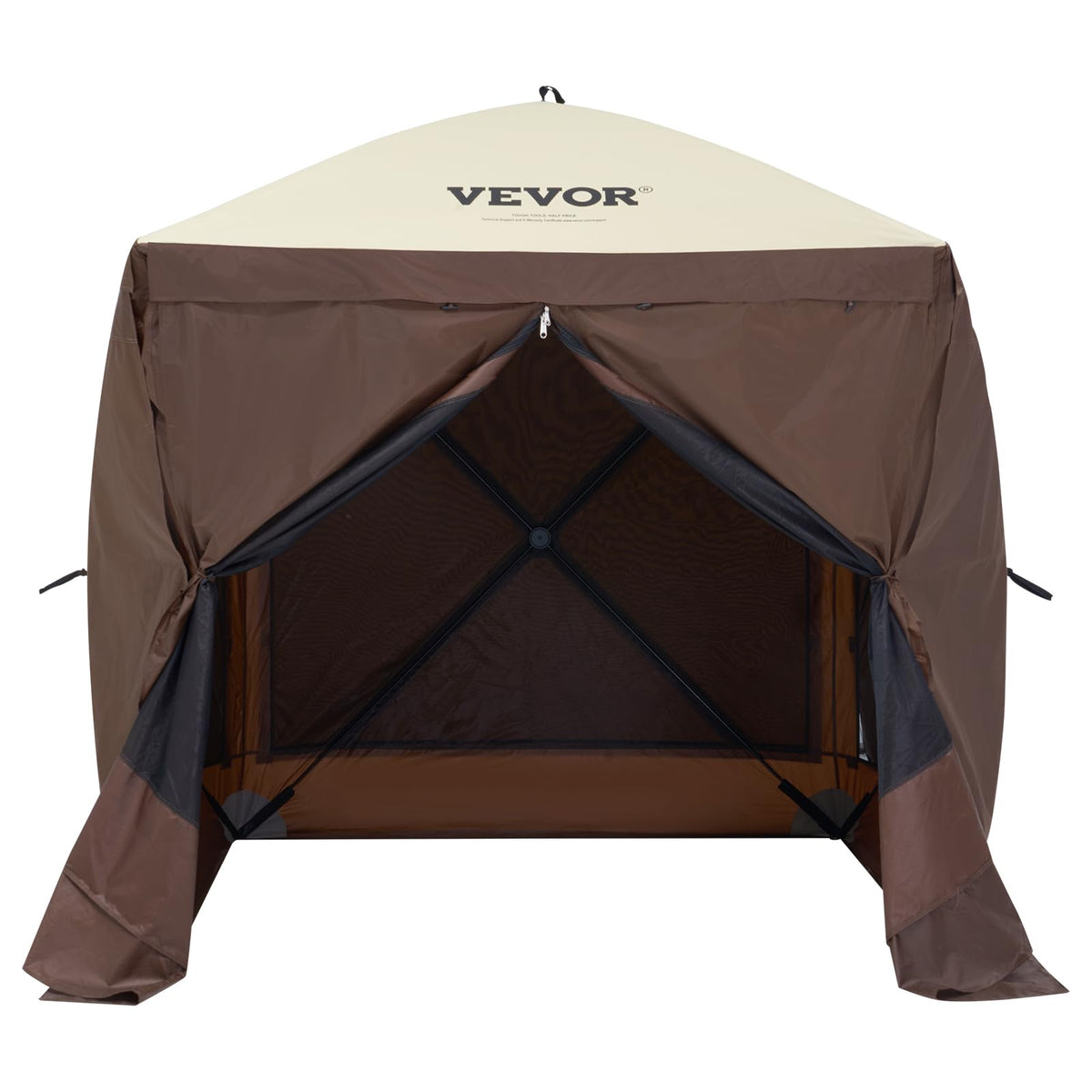 6 x 6 ft Pop Up Gazebo Tent with Mosquito Netting and Privacy Panels B48289
