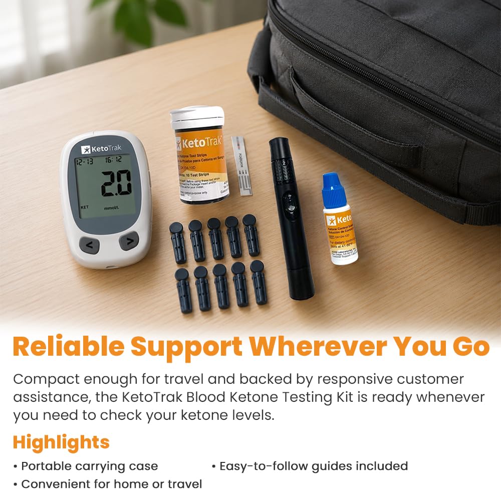Blood Ketone Testing Kit with 10 Strips V22638