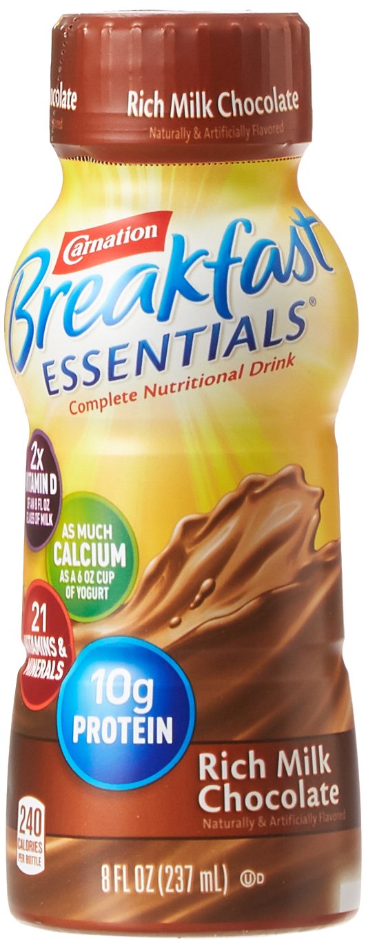 Chocolate Nutritional Drink 8 oz Bottle 24 Ct F730618