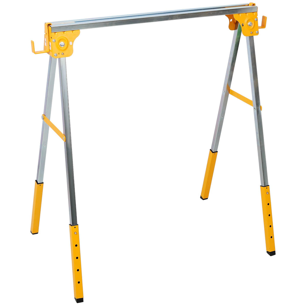 2-Pack Adjustable Height Folding Steel Sawhorse M7298