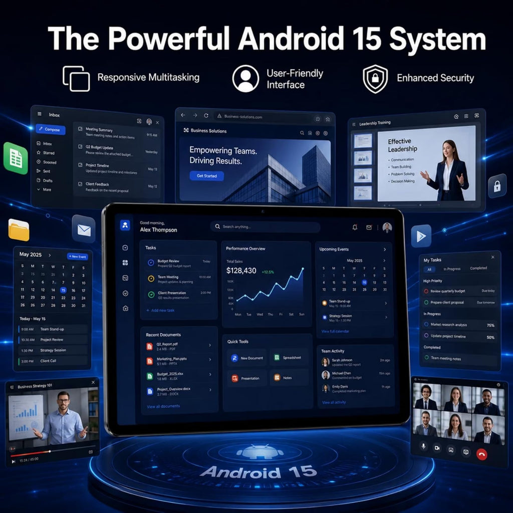 Android 15 Tablet 10.1 in 12GB RAM 64GB ROM G755011