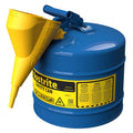 Blue Galvanized Steel Kerosene Safety Can Z6287