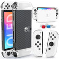 Switch OLED Dockable Hard PC Case with Thumb Stick Caps P454675