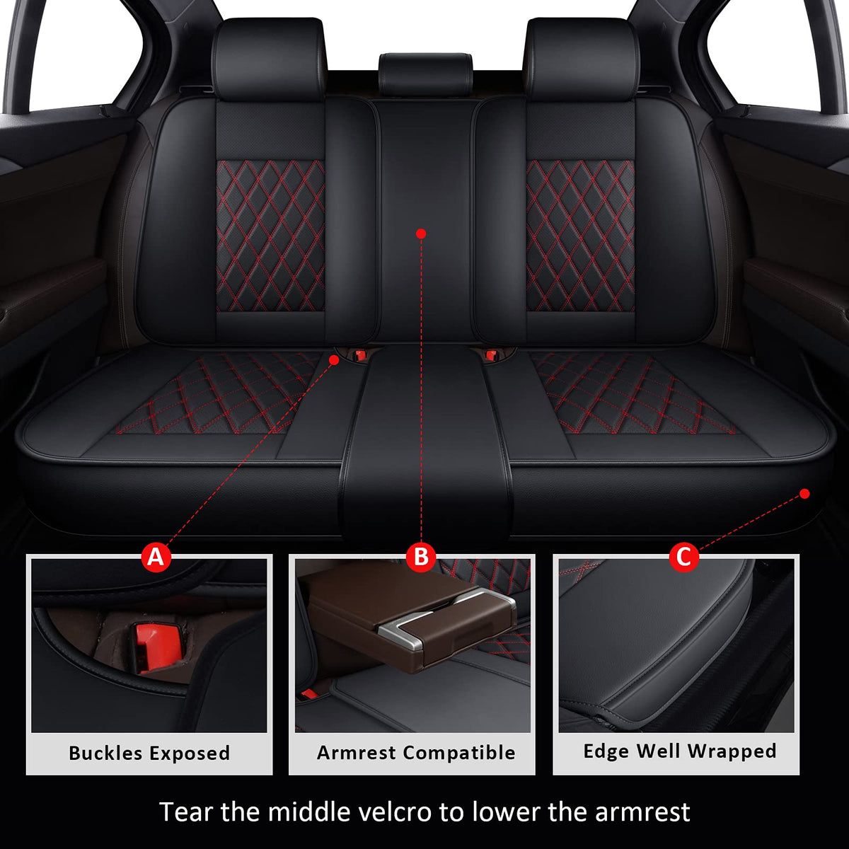 Waterproof Car Seat Covers Full Set P26688