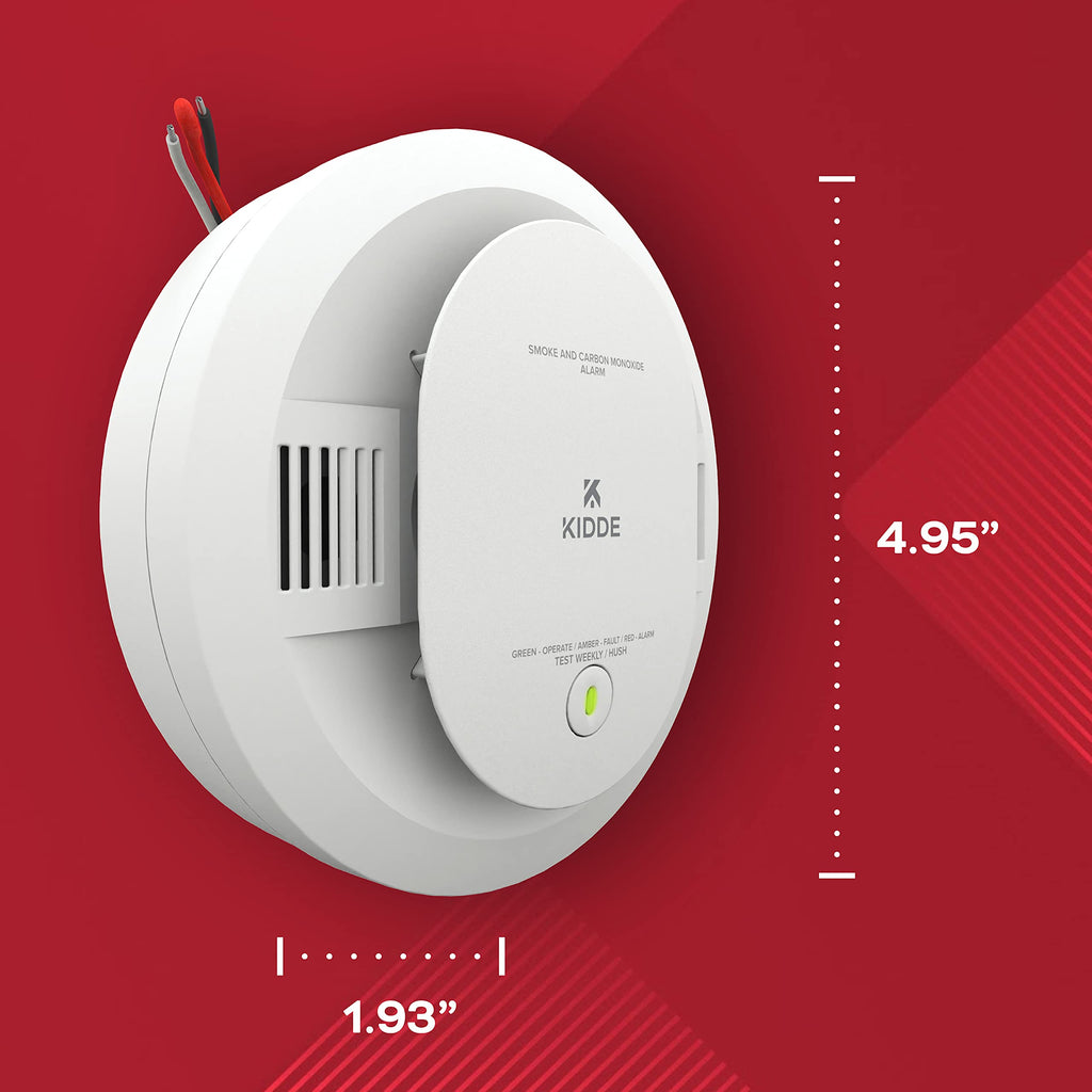 Hardwired Smoke & Carbon Monoxide Detector, 4 Pack R2926