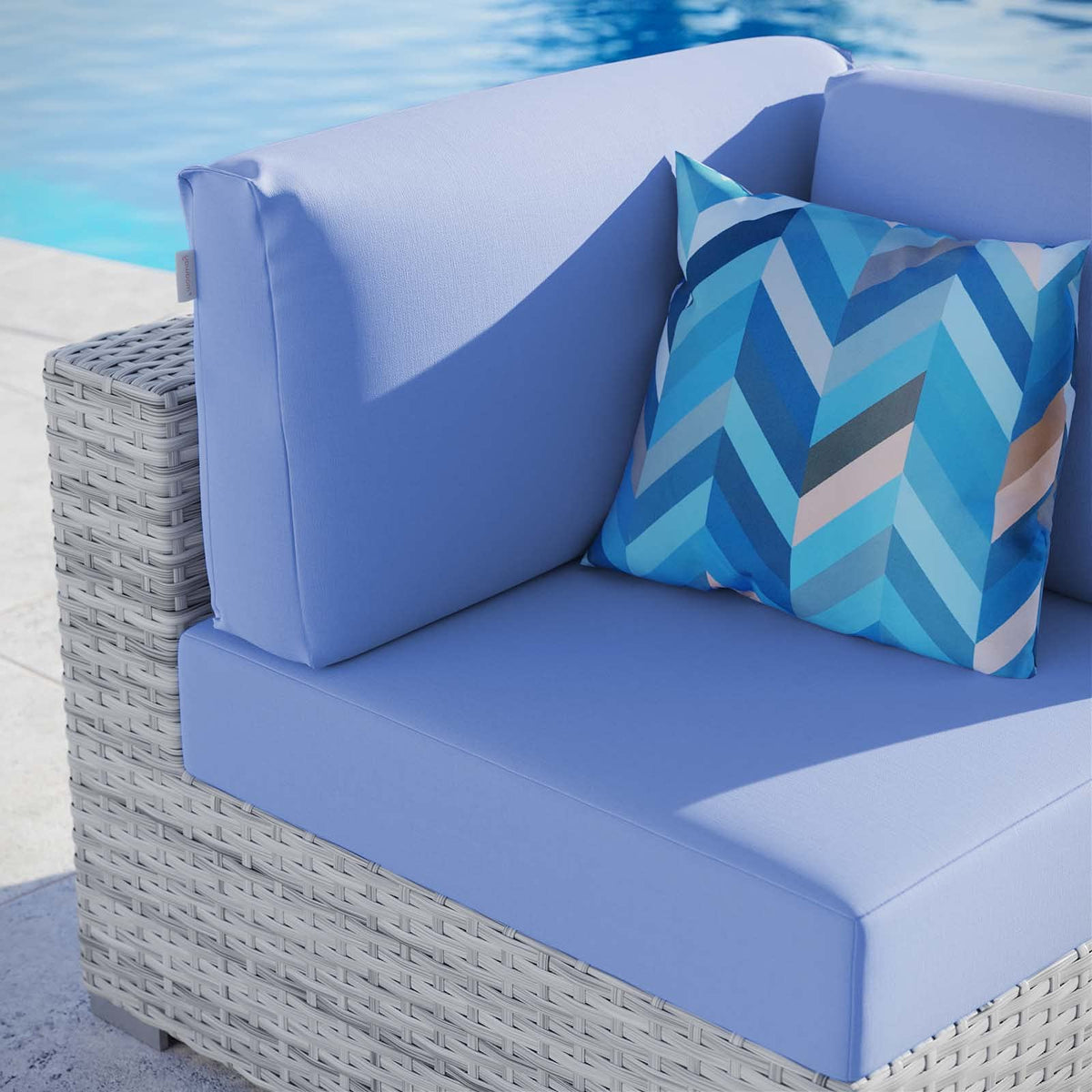 Rattan Wicker Lounge Chair U119416