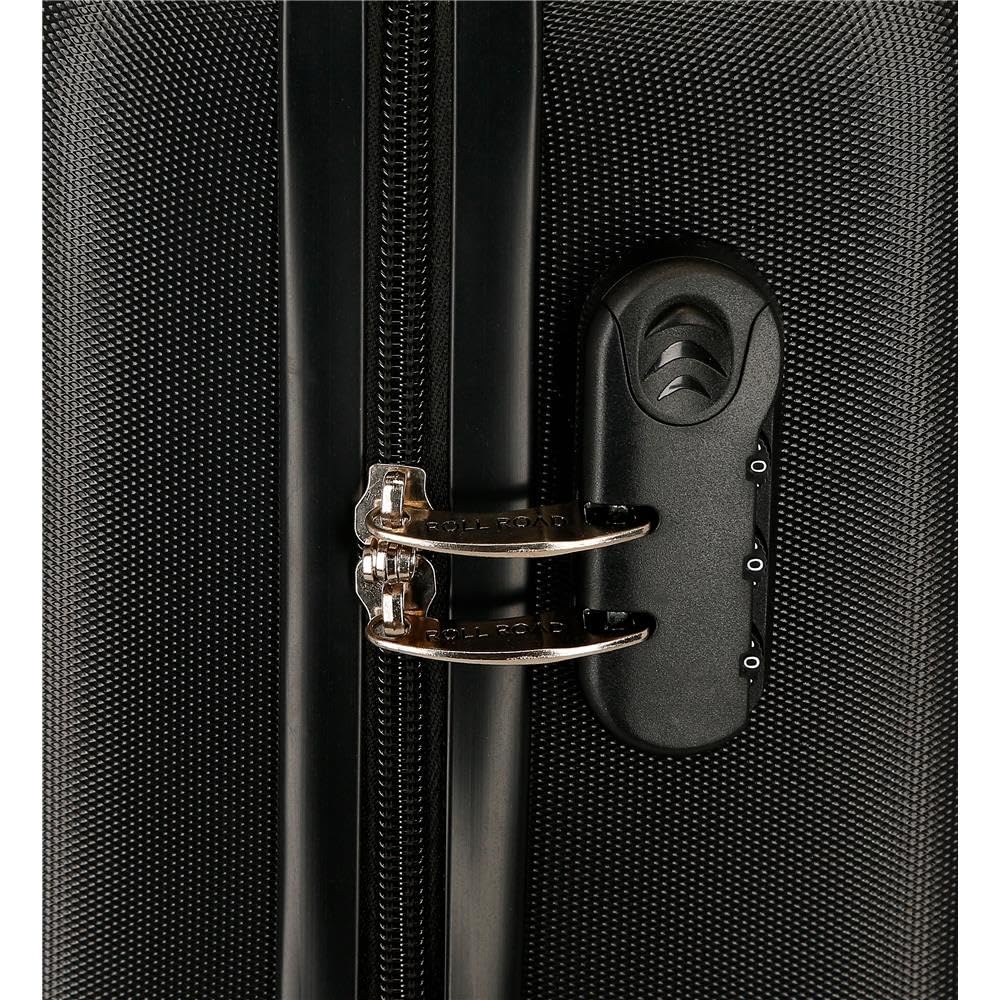 Black Hard Shell ABS Cabin Suitcase 33L Z31797