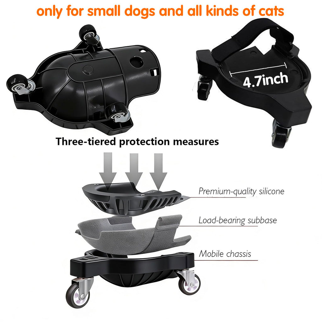 Small Dog or Cat Wheelchair for Back Legs F1447