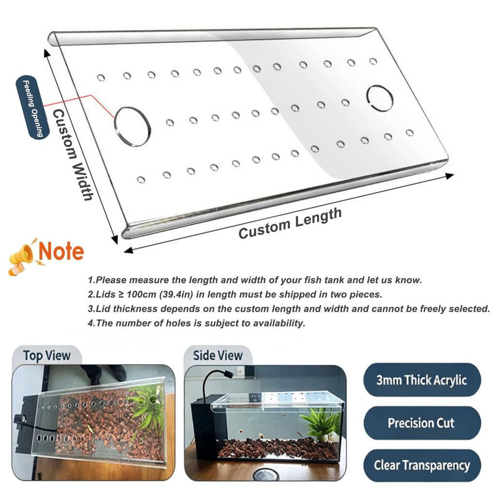 Ventilated Fish Tank Lid for 10-20 Gallon Aquariums O39311
