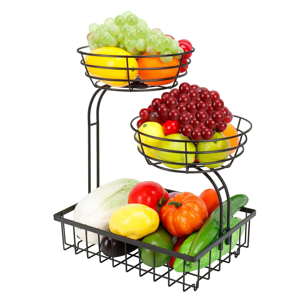 3 Tier Metal Fruit Vegetable Basket T313189