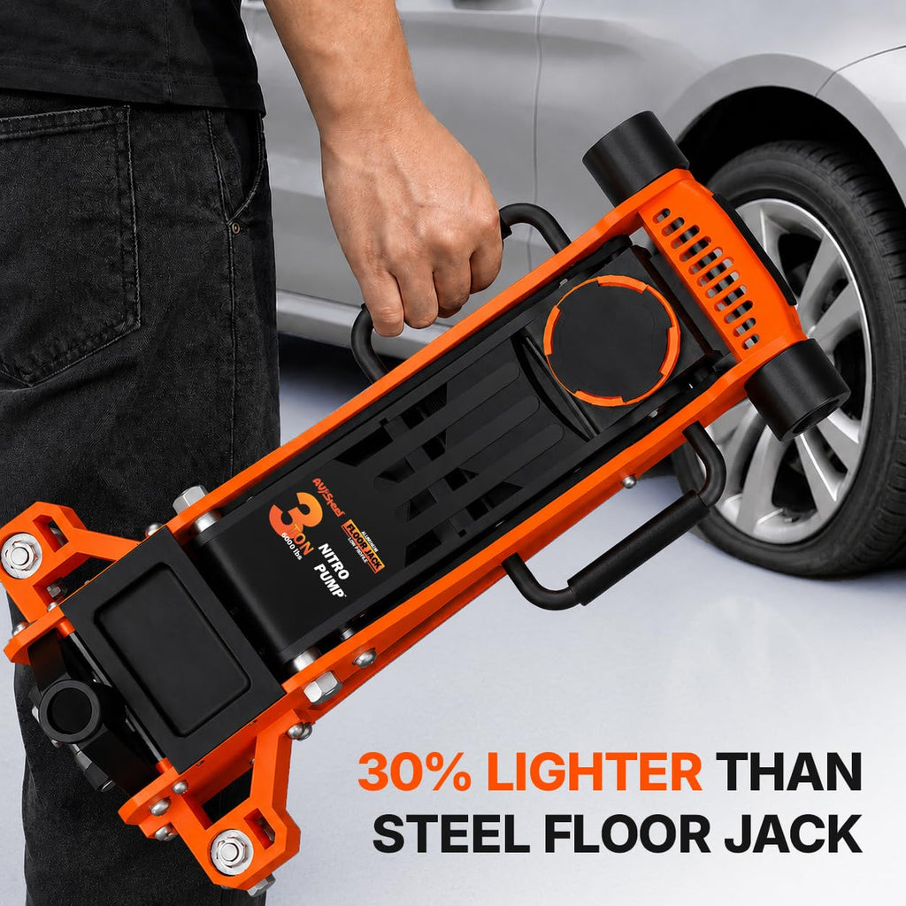 3 Ton Low Profile Aluminum Hydraulic Floor Jack C1359
