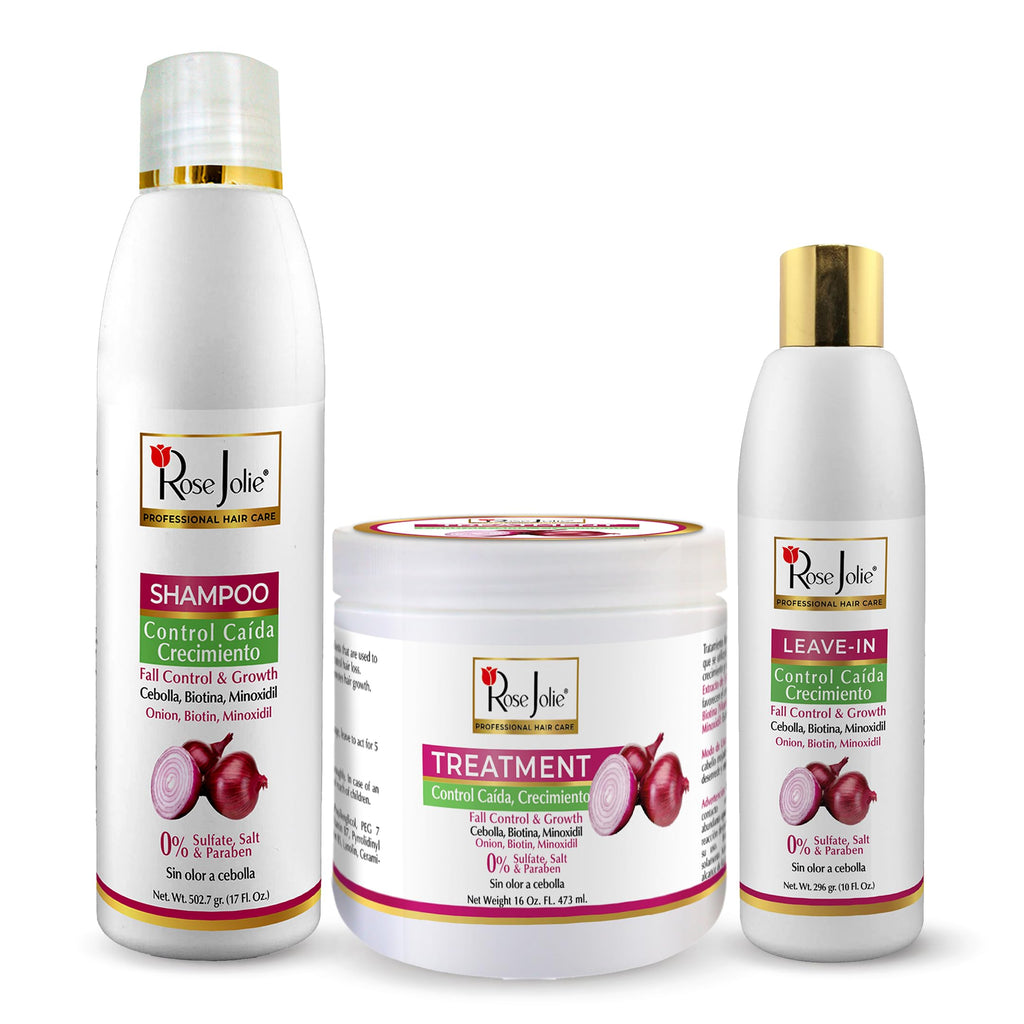 Sulfate Free Hair Growth Bundle Shampoo Hair Mask Leave In Conditioner A117