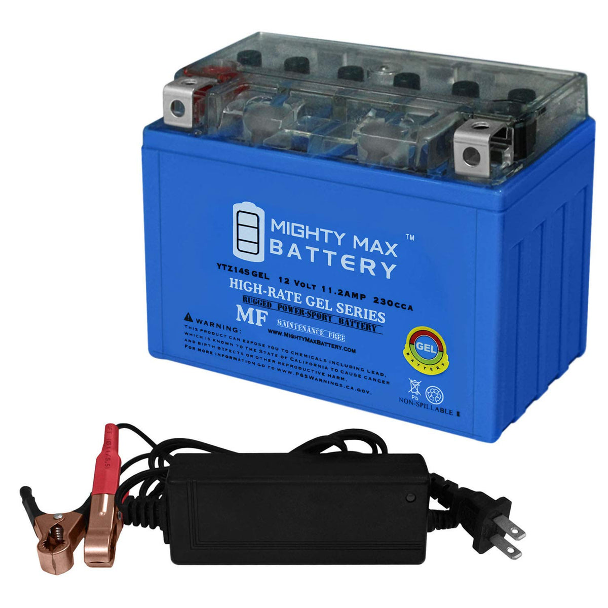 12V GEL Battery with 2Amp Charger X945