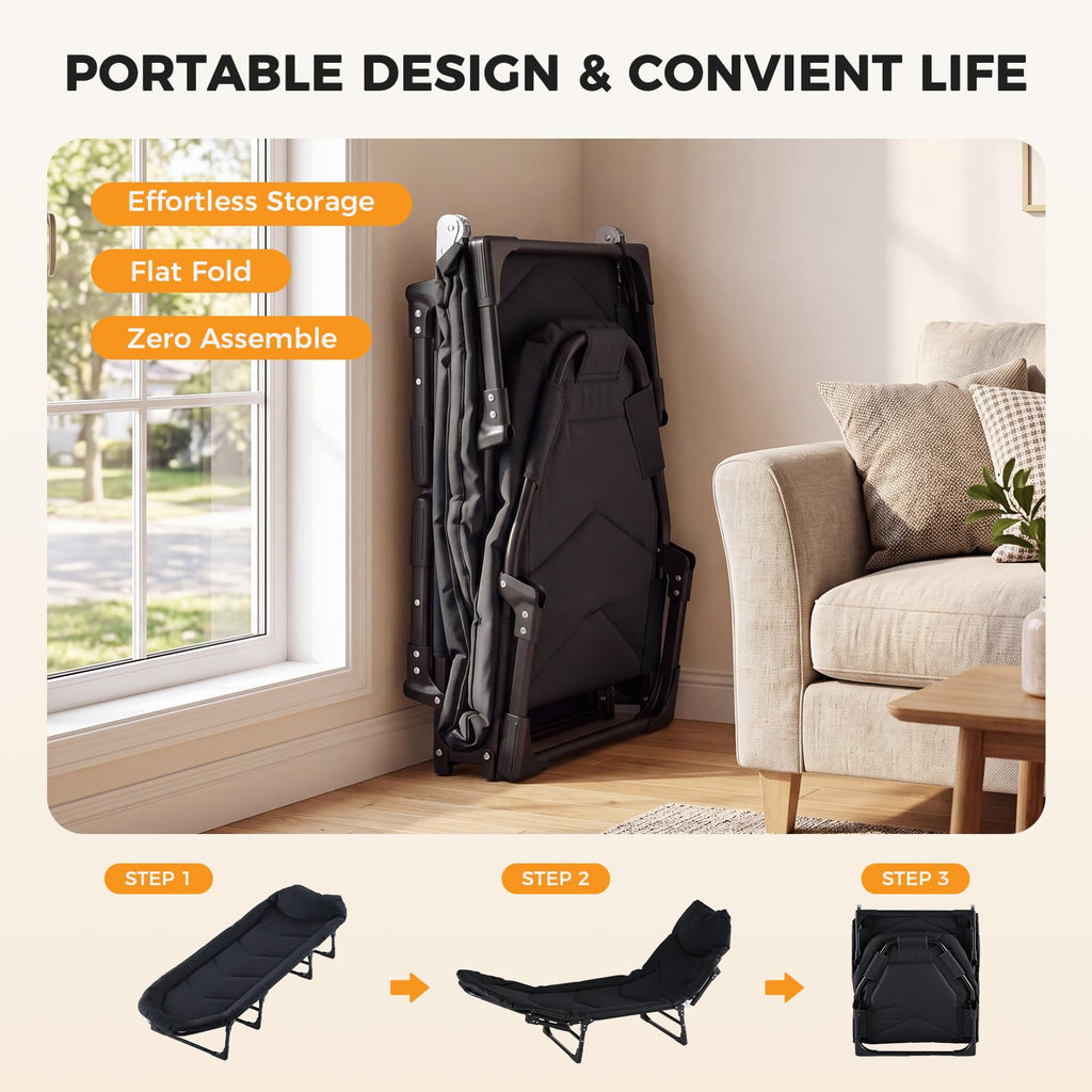 Camping Cot with Mattress D499