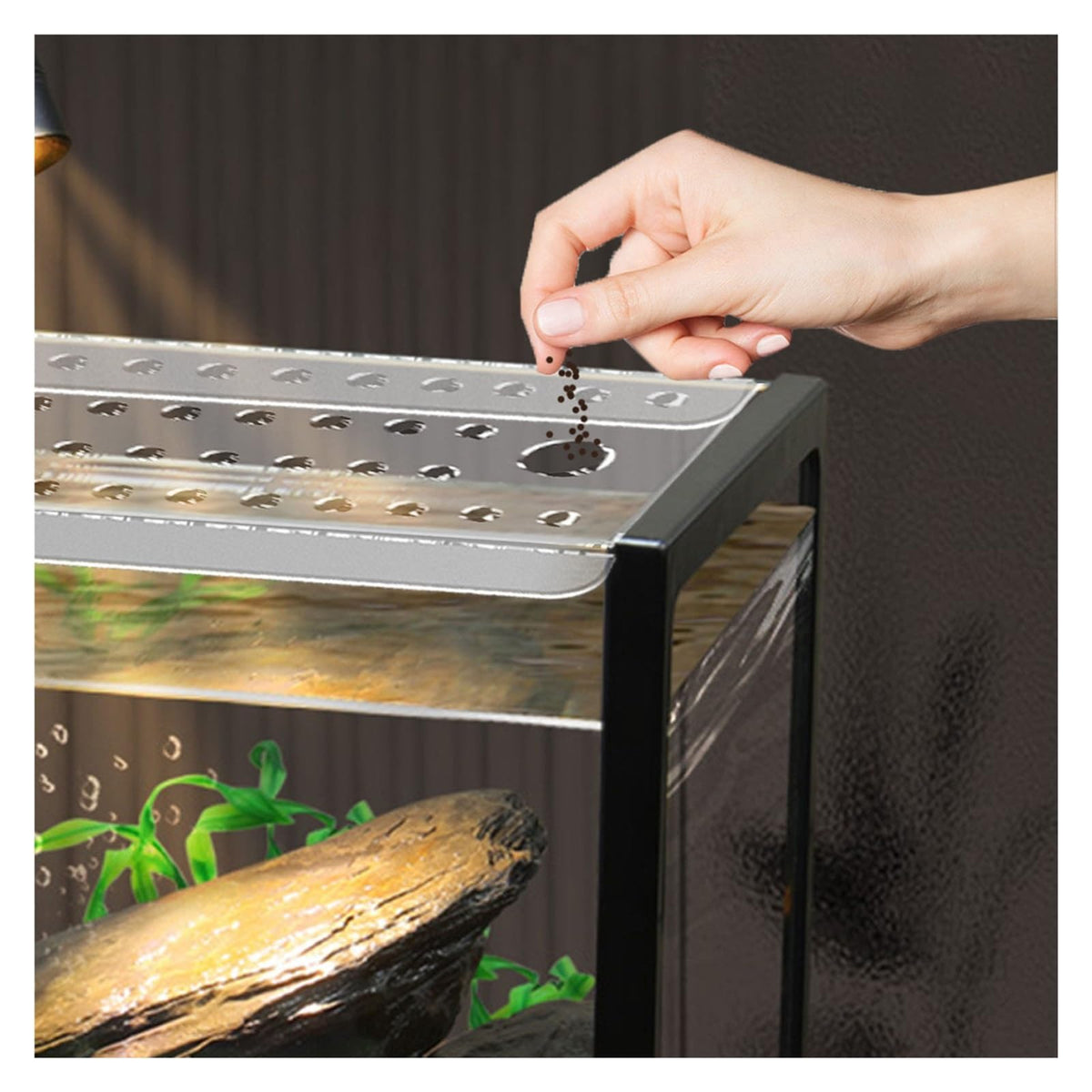 Ventilated Fish Tank Lid for 10-20 Gallon Aquariums O39311