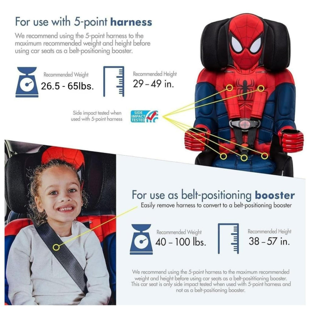 2-in-1 Car Seat Forward-Facing Harness & Booster Mode V287