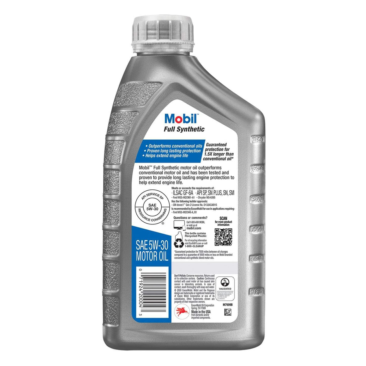 Full Synthetic Motor Oil 5W-30 1 Quart Pack of 6 T585759