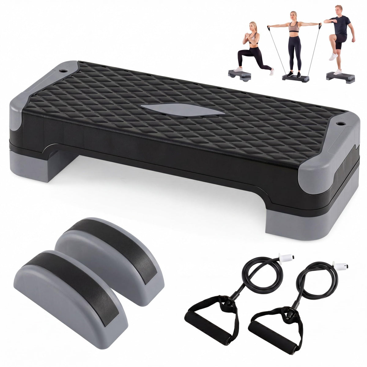 Adjustable 5 in 1 Aerobic Step Platform T327081